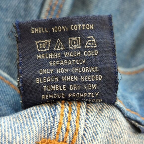 Vintage inspired Smith’s Workwear Carpenter Jeans Men’s 40x32 Blue Denim - Picture 8 of 14